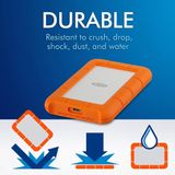  Ổ cứng di động LACIE RUGGED HDD USBC dành cho mac và windows 