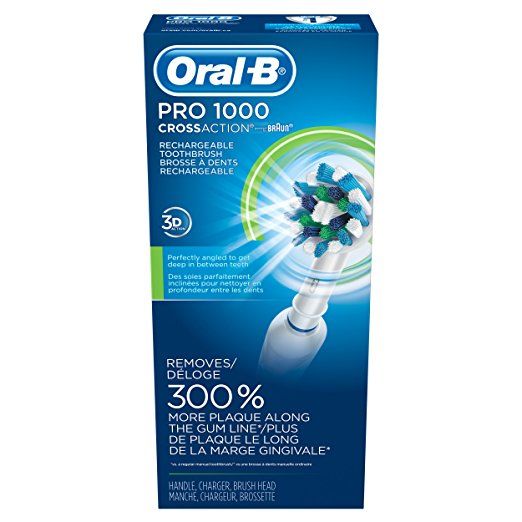 Bàn chải điện Oral-B White Pro 1000 Power Rechargeable Toothbrush 