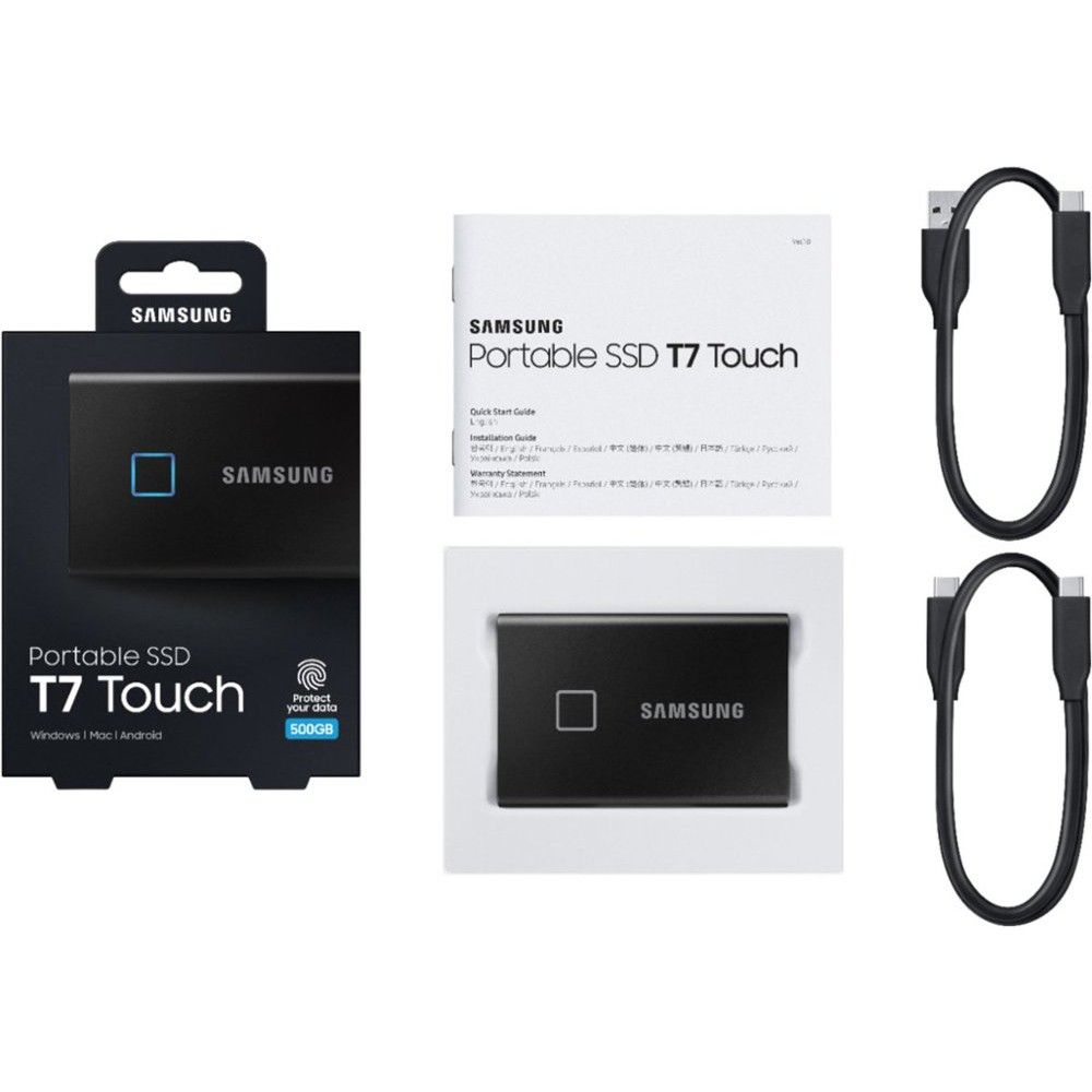  Ổ cứng di động SSD Portable Samsung T7 Touch- USB 3.2 Gen 2 