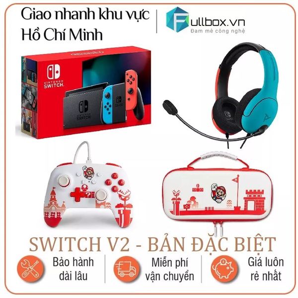  Máy chơi game nintendo switch v2 - bản combo 