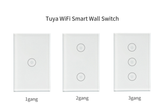  Công tắc thông minh tuya hình chữ nhật US - kết nối wifi - điều khiển nhà thông minh 