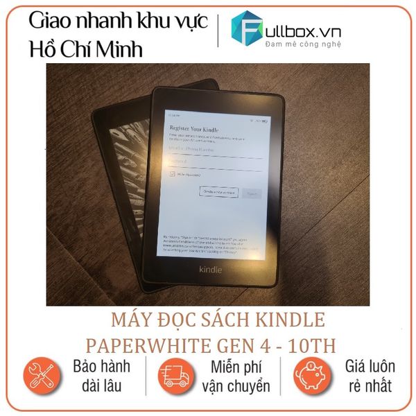  máy đọc sách kindle paperwhite gen 4 -10th - like new đã qua sử dụng 