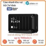  SSD di động WD black D30 - tốc độ lên đến 900mb/s 