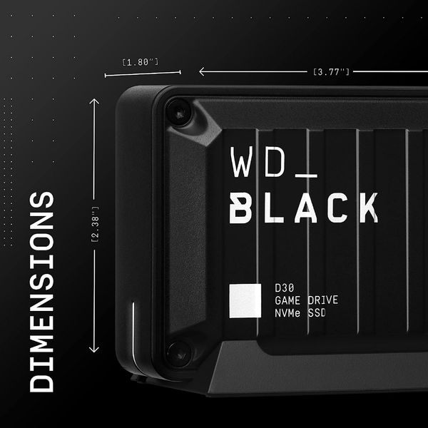  SSD di động WD black D30 - tốc độ lên đến 900mb/s 