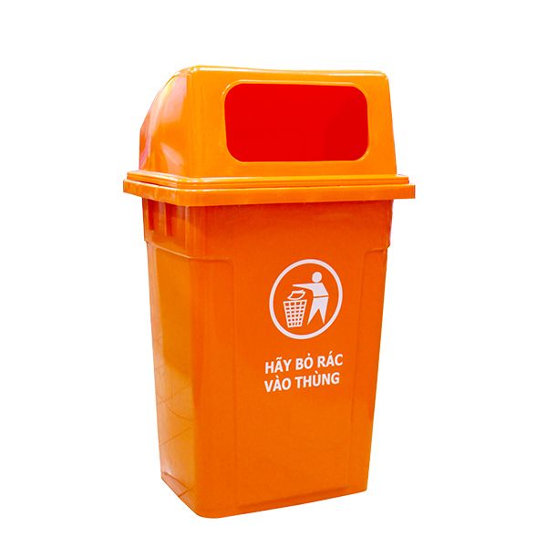 Thùng Rác Nhựa 90L HITA - Nắp Hở