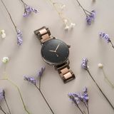 Đồng Hồ MVMT Gunmetal Rose - Bloom Series 36mm