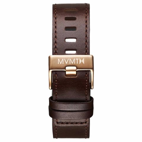 Dây Đeo Đồng Hồ MVMT 22mm Brown Leather - Chrono 45 Series 