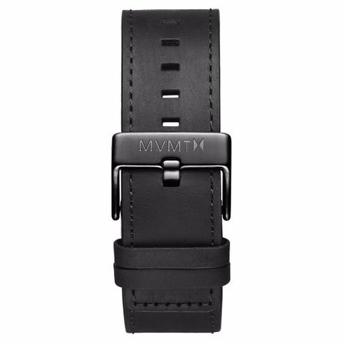 Dây Đeo Đồng Hồ MVMT 24mm Black Leather - Classic Series 