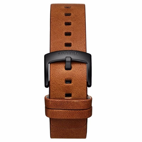 Dây Đeo Đồng Hồ MVMT 20mm Cognac Leather - Revolver Series