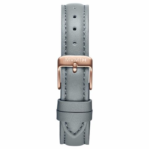 Dây Đeo Đồng Hồ MVMT 16mm Cool Grey Leather - Nova Series 