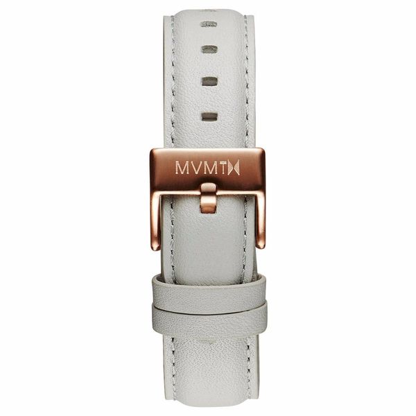 Dây Đeo Đồng Hồ MVMT 14mm Grey Leather - Avenue Series