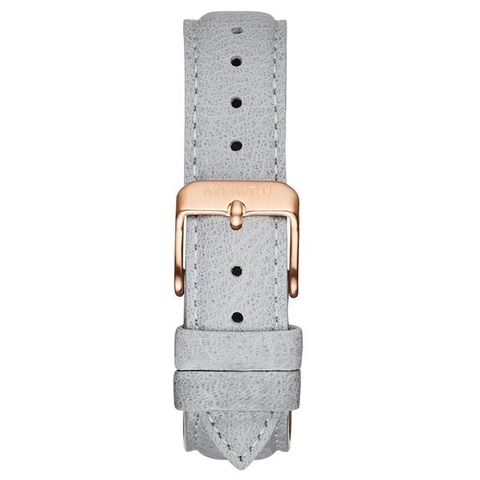 Dây Đeo Đồng Hồ MVMT 18mm Light Grey Leather - Boulevard Series 