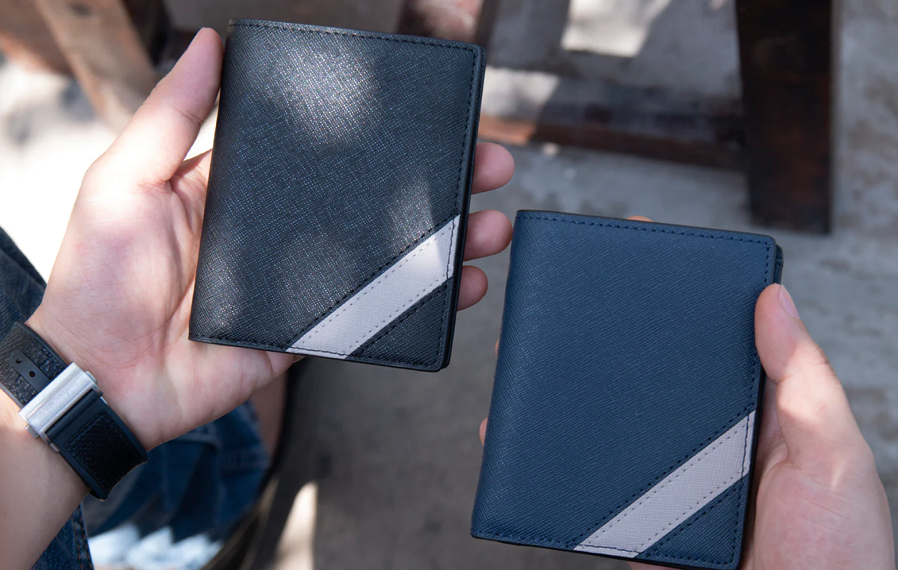 Ví Da Nam CATO Vân Saffiano Nhập Khẩu, Kiểu Dáng Ngang Và Đứng Trượt Nước Cao Cấp GADINO - G02