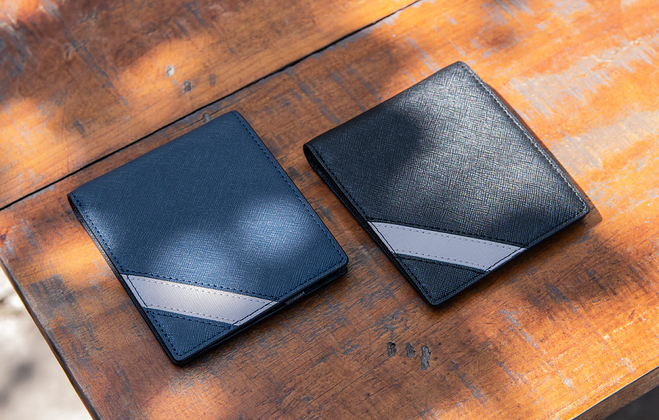 Ví Da Nam CATO Vân Saffiano Nhập Khẩu, Kiểu Dáng Ngang Và Đứng Trượt Nước Cao Cấp GADINO - G02