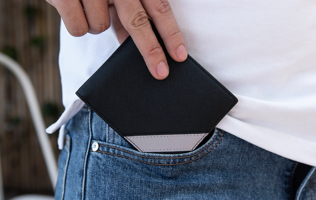 Ví Da Nam CATO Vân Saffiano Nhập Khẩu, Kiểu Dáng Ngang Và Đứng Trượt Nước Cao Cấp GADINO - G02