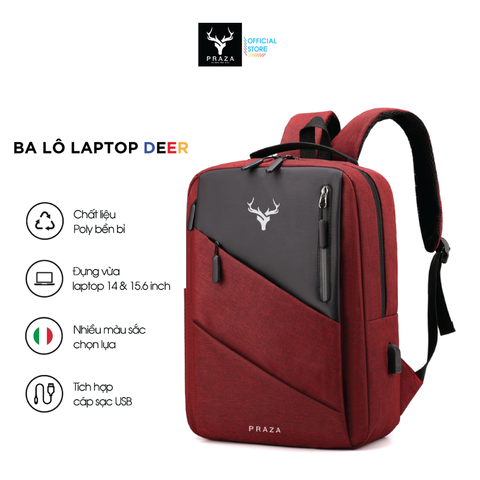 Ba Lô Laptop Thời Trang Premium Praza - BL190