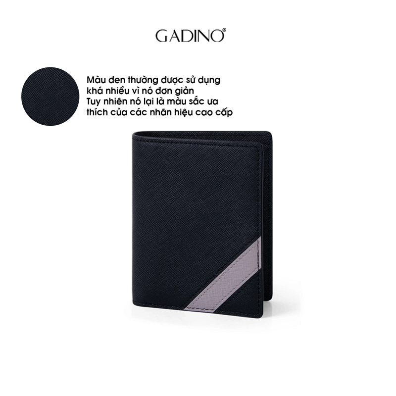 Ví Da Nam CATO Vân Saffiano Nhập Khẩu, Kiểu Dáng Ngang Và Đứng Trượt Nước Cao Cấp GADINO - G02