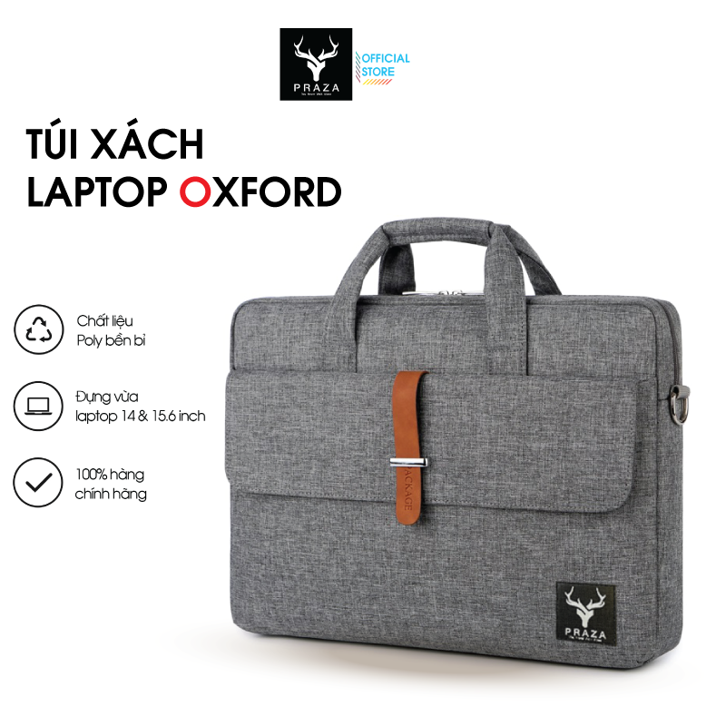 Túi Xách Unisex Công Sở, Cặp Đựng Được Laptop 15.6 Inch Praza - TX089 - 1