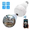 camera IP wifi dạng bóng đèn phát sáng app yoosee, có hồng ngoại xem đêm HD 960P - 1.3MP