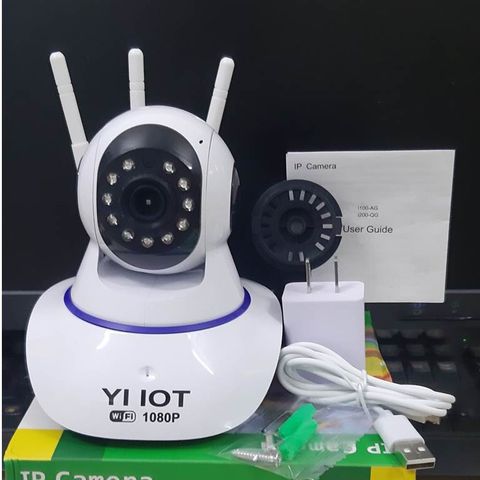  Camera ip YI IOT dùng app Yi iot chuyên wifi 3 râu trong nhà1080P không hỗ trợ cổng LAN 