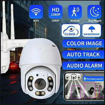  Camera wifi app yoosee ngoài trời FULL HD1080P - 2.0MP quay đêm có màu hình ảnh sắc nét - GW-D08S 