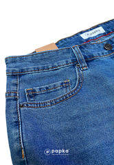 QUẦN SHORT JEANS NAM PAPKA 2031 XANH