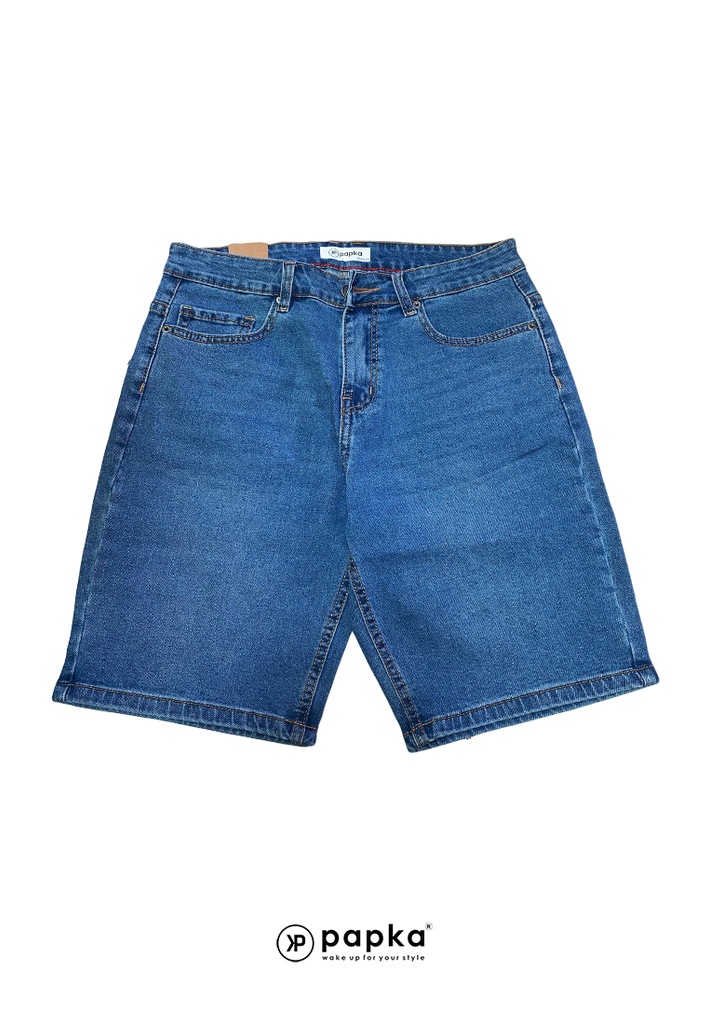 QUẦN SHORT JEANS NAM PAPKA 2031 XANH