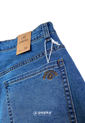 QUẦN SHORT JEANS NAM PAPKA 2031 XANH