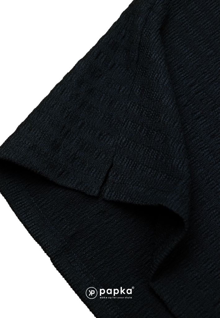 Áo thun nữ Papka 3031 nền vải xốp đen