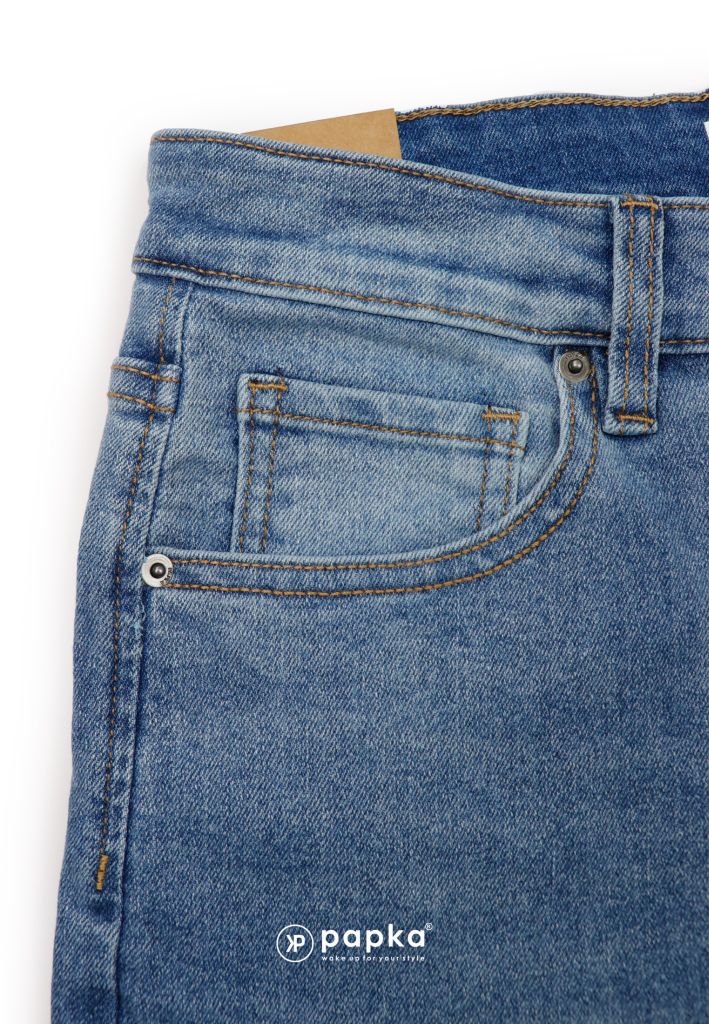 Quần jeans nam Papka 2038 xanh nhạt