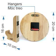 ĐỒNG HỒ GỖ HANDMADE