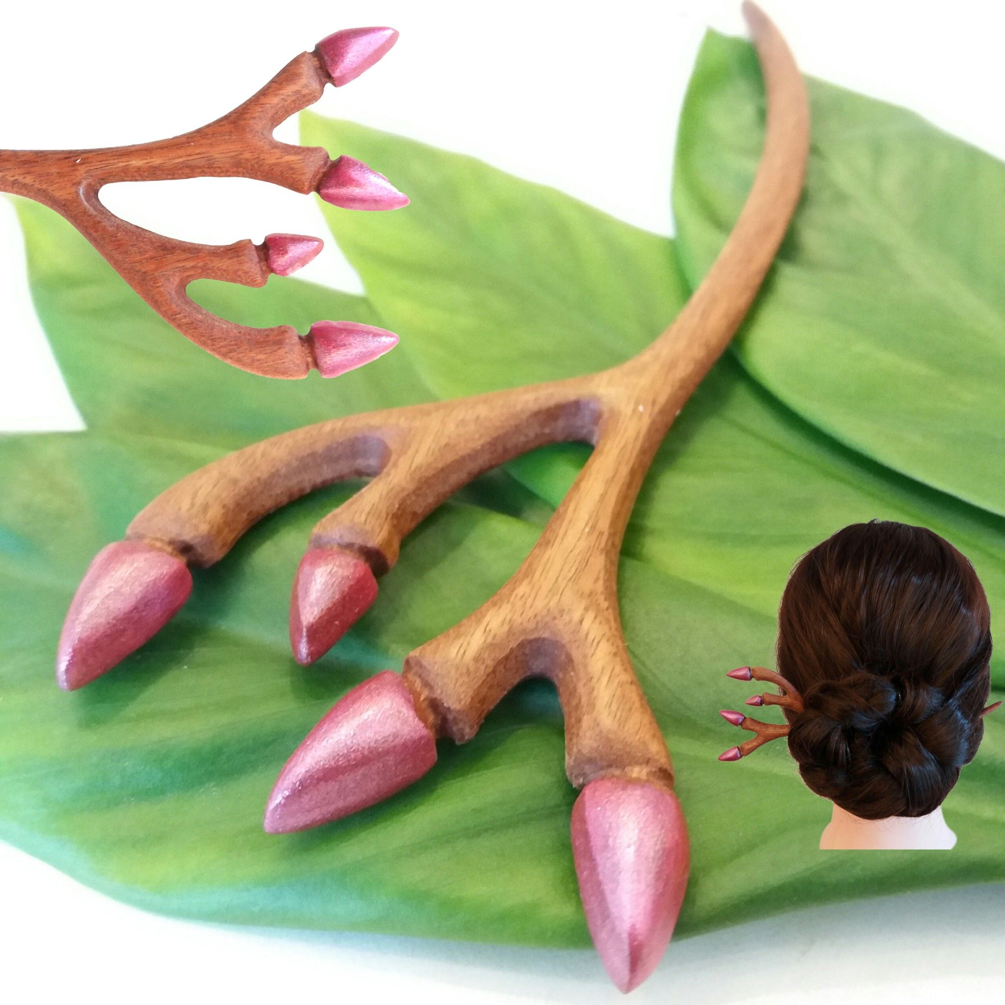 Trâm gỗ cài tóc
