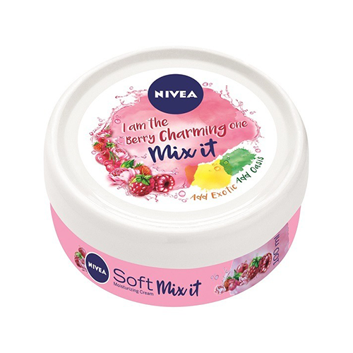 Káº¿t quáº£ hÃ¬nh áº£nh cho Kem dÆ°á»¡ng Nivea Soft Mix Me Berry Charming 100ml