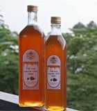 Chai thủy tinh vuông 1000ml mờ