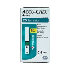 que thu duong huyet accu chek active 25