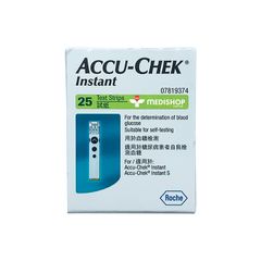 que thu duong huyet accu chek instant 25