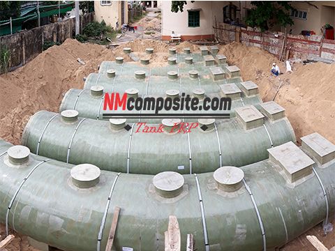 Bồn xử lý nước thải composite FRP