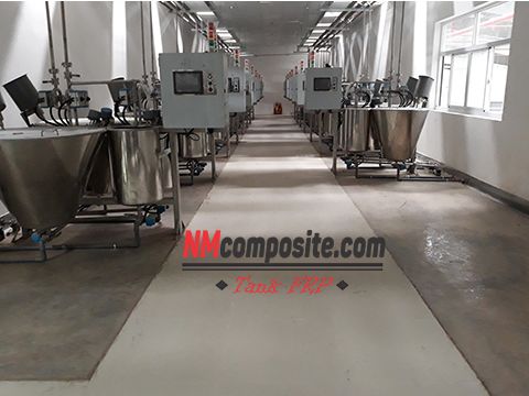 Bọc phủ composite FRP NMcomposite Lương Hải Hưng