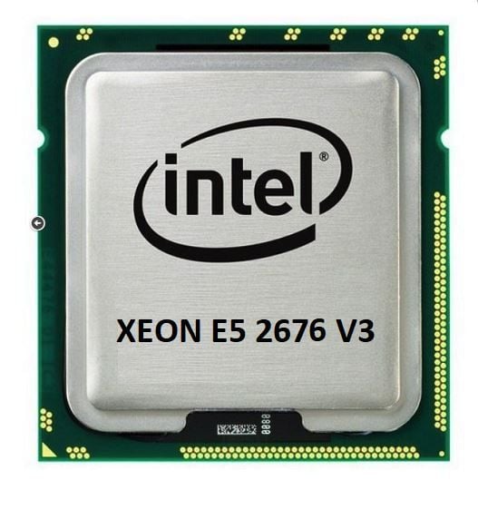 CPU Intel Xeon E5 2676V3 (2.4GHz Turbo Up To 3.2GHz, 12 nhân 24 luồng ...