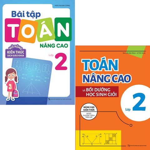  Sách: Combo Toán Nâng Cao Dành Cho Học Sinh Lớp 2 