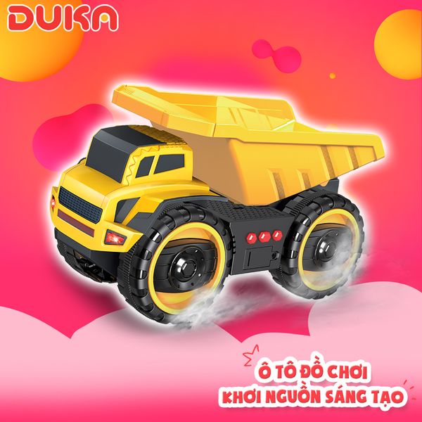 Đồ CHơi DUKA: Xe Công Trình Có Nhạc, Đèn - Xe Ben - 806033