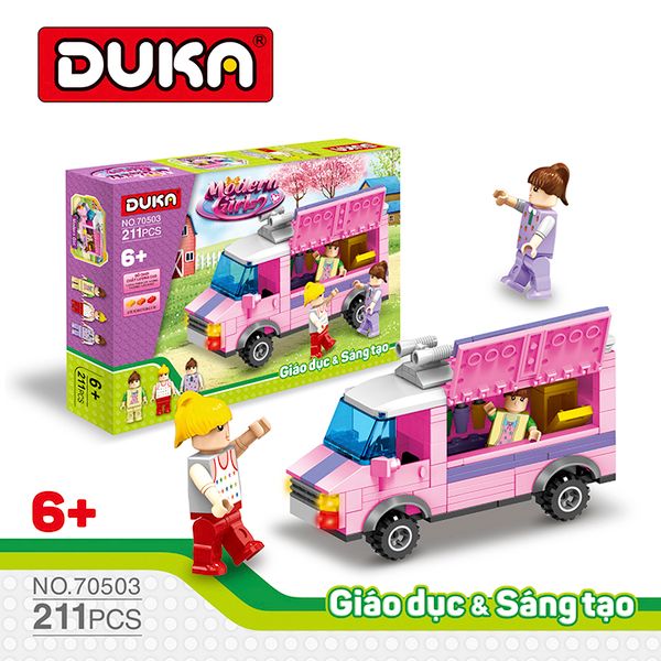 Đồ Chơi DUKA: Ghép Hình - Những Cô Gái Hiện Đại 211 Chi Tiết - Z70503