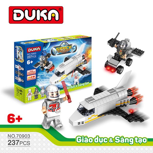 Đồ Chơi DUKA: Ghép Hình - Thám Hiểm Không Gian 237 Chi Tiết - Z70903
