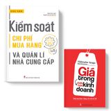 Sách: Combo Kiểm Soát Chi Phí Mua Hàng + Giá Trong Chiến Lược Kinh Doanh