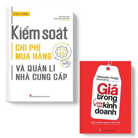  Sách: Combo Kiểm Soát Chi Phí Mua Hàng + Giá Trong Chiến Lược Kinh Doanh 