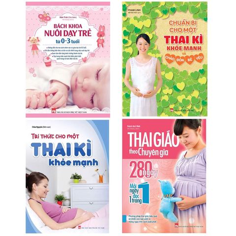  Sách: Combo Sách Mang Thai Hay Nhất Dành Cho Mẹ Bầu (TB) 