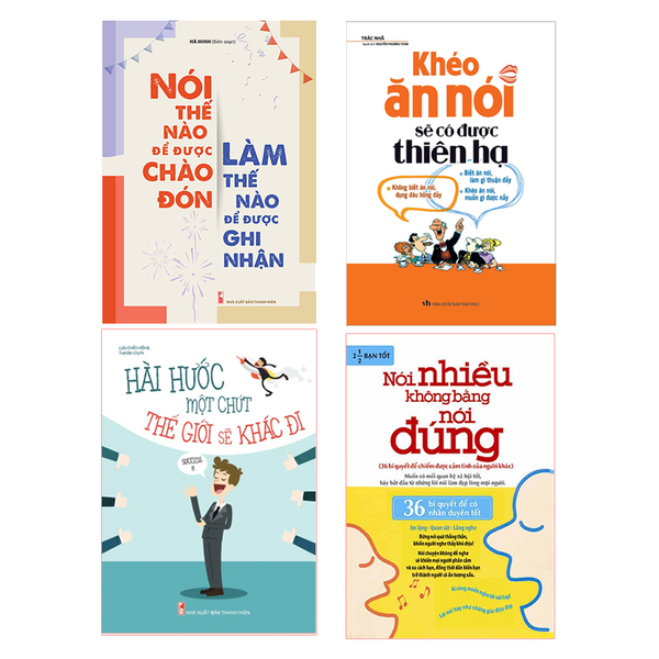 Sách: Combo Làm Chủ Nghệ Thuật Giao Tiếp (4 Cuốn)