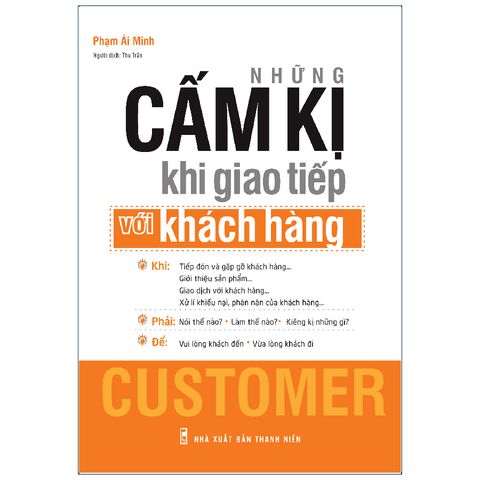  Sách: Những Cấm Kị Khi Giao Tiếp Với Khách Hàng (Tái Bản) 