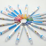 Văn Phòng Phẩm DUKA: Bút Sáp Màu Xoay - Twist Crayon 24 Màu - Hộp Nhựa PP (DK3302-24)