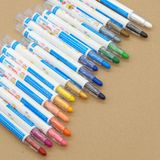 Văn Phòng Phẩm DUKA: Bút Sáp Màu Xoay - Twist Crayon 12 Màu - Túi Nhựa PVC (DK3301-12)